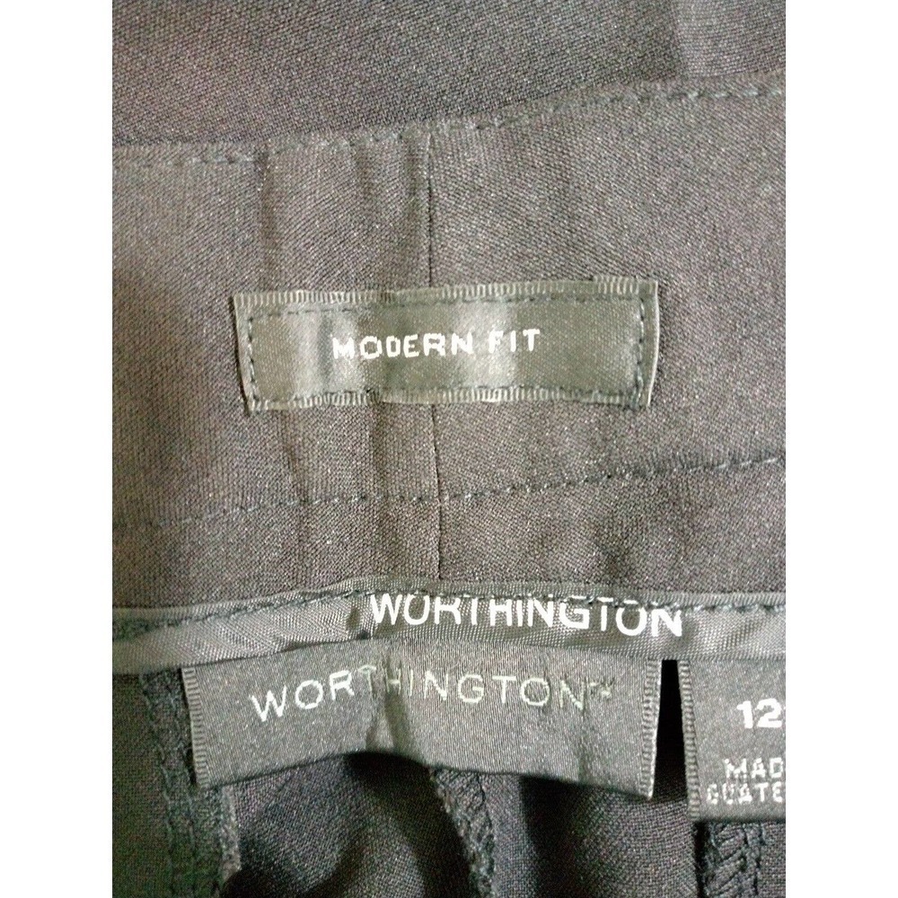 NWT Worthington Black Modern Fit Crop Pant - Picture 6 of 7